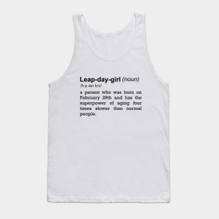 Leap Year Birthday Girl | Feburary 29th Tank Top